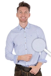 Hatico Trachtenhemd MAURITZ weiß/blau, weiß/grün