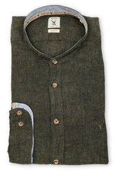 Hatico Trachtenhemd CLIFF beige/jgeroliv