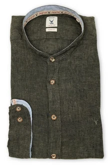 Hatico Trachtenhemd CLIFF beige/jgeroliv
