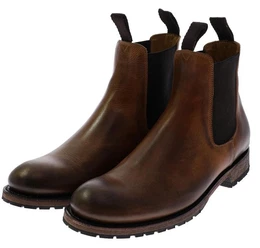 5595 KASPER Braun Stiefelette Rahmengenhter Chelsea Boot