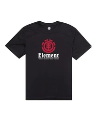 Element T-Shirt Vertical Rot/Schwarz
