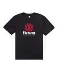 Element T-Shirt Vertical Rot/Schwarz