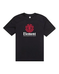 Element T-Shirt Vertical Rot/Schwarz