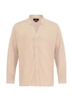 Antioch Blusenshirt Standing Collar Long Sleeve Shirt 