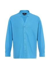 Antioch Blusenshirt Standing Collar Long Sleeve Shirt 