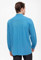 Antioch Blusenshirt Standing Collar Long Sleeve Shirt 