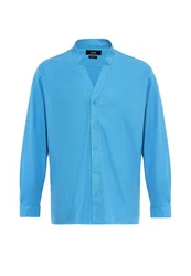 Antioch Blusenshirt Standing Collar Long Sleeve Shirt 