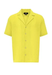 Antioch Blusenshirt Lapel Collar Short Sleeve Shirt 
