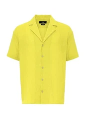 Antioch Blusenshirt Lapel Collar Short Sleeve Shirt 