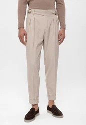 Antioch 7/8-Strandhose High Waist Pleated Trousers 