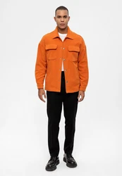 Antioch Winterjacke Kent Collar Seasonal Coat Orange