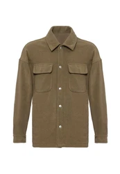 Antioch Winterjacke Kent Collar Seasonal Coat Braun/Khaki/Dunkelgrün