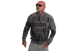 YAKUZA Sweatshirt Specialist Rot/Grau/Schwarz