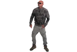 YAKUZA Sweatshirt Specialist Rot/Grau/Schwarz