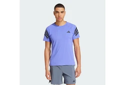 adidas Performance Longsleeve ICON 3-STREIFEN T-SHIRT Hellblau/Grau/Blau