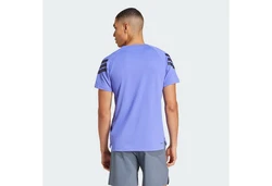 adidas Performance Longsleeve ICON 3-STREIFEN T-SHIRT Hellblau/Grau/Blau