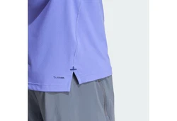 adidas Performance Longsleeve ICON 3-STREIFEN T-SHIRT Hellblau/Grau/Blau