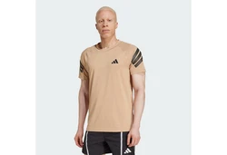 adidas Performance Longsleeve ICON 3-STREIFEN T-SHIRT Beige/Gelb/Braun