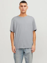 Jack & Jones T-Shirt JJEORGANIC BASIC TEE SS O-NECK Grau/Hellgrau/Dunkelgrau