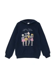 s.Oliver Langarmhemd Sweatshirt Dunkelblau
