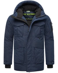 Stone Harbour Winterjacke Edriik Dunkelblau/Hellblau/Blau