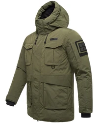 Stone Harbour Winterjacke Edriik Dunkelgrün/Khaki/Grün