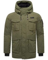 Stone Harbour Winterjacke Edriik Dunkelgrün/Khaki/Grün