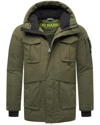Stone Harbour Winterjacke Edriik Dunkelgrün/Khaki/Grün