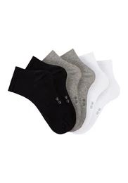 Bench. Kurzsocken (Packung, 6-Paar) mit eingestricktem Markenlogo im Bndchen