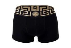 Versace Slip Herren Boxer Shorts TOPEKA (3er Pack) Dunkelblau/Schwarz/Gold/Braun/Lila