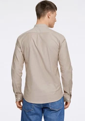 Lindbergh Hemd Beige/Khaki/Braun