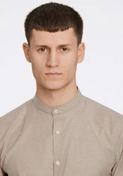 Lindbergh Hemd Beige/Khaki/Braun