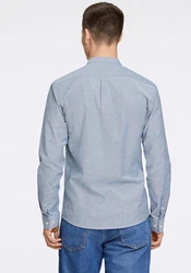Lindbergh Hemd Grau/Blau/Hellblau