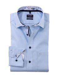 OLYMP Hemd Hellblau/Blau/Dunkelblau
