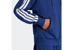 adidas Sportswear Kapuzensweatshirt Essentials 3S FT FZ HD Blau/Hellblau/Dunkelblau