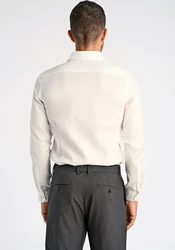 LINDBERGH Businesshemd Weiß/Creme/Khaki