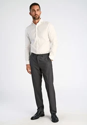 LINDBERGH Businesshemd Weiß/Creme/Khaki