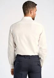 LINDBERGH Businesshemd Weiß/Creme/Khaki