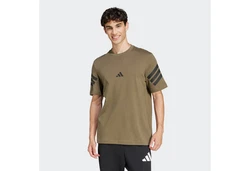 adidas Sportswear T-Shirt FI 3S REG T Dunkelgrün/Khaki/Grün