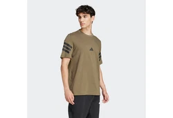 adidas Sportswear T-Shirt FI 3S REG T Dunkelgrün/Khaki/Grün