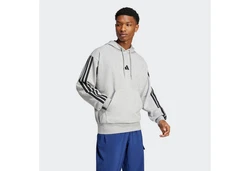 adidas Sportswear Kapuzensweatshirt 3S FT HD Hellgrau/Grau
