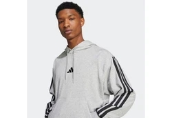 adidas Sportswear Kapuzensweatshirt 3S FT HD Hellgrau/Grau