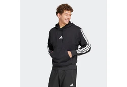 adidas Sportswear Kapuzensweatshirt 3S FT HD Schwarz/Hellgrau/Hellblau