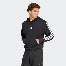adidas Sportswear Kapuzensweatshirt 3S FT HD Schwarz/Hellgrau/Hellblau