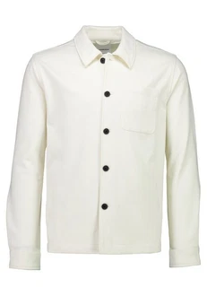 LINDBERGH Hemdjacke Oberhemd Weiß/Creme