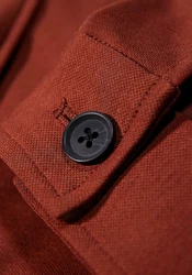 LINDBERGH Hemdjacke Oberhemd Orange/Rot/Braun