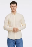 LINDBERGH Businesshemd  Gelb/Beige/Orange/Weiß