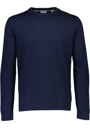 Lindbergh Strickpullover Dunkelblau/Blau