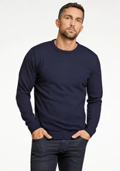 Lindbergh Strickpullover Dunkelblau/Blau