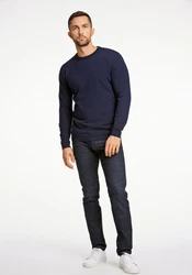 Lindbergh Strickpullover Dunkelblau/Blau